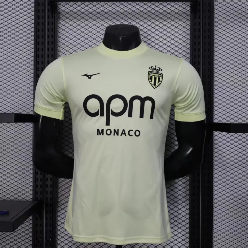 Camiseta Monaco 2025/2026 Third Amarillo Claro (EDICIÓN JUGADOR)