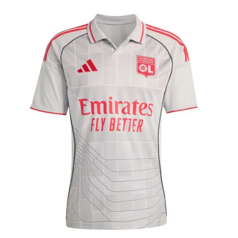 Camiseta Olympique De Lyon 2025/2026 Third Gris
