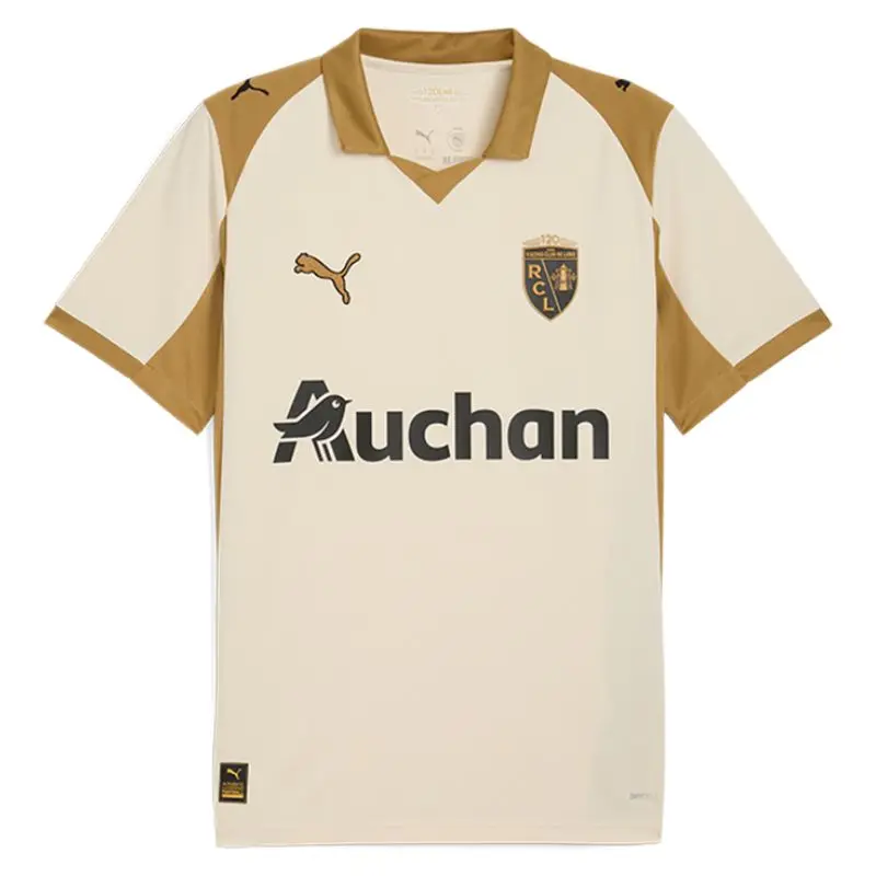 Camiseta RC Lens 2025/2026 Third Blanco/Marrón