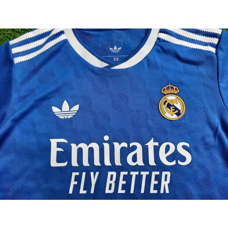 Camiseta Real Madrid 2025/2026 Third Azul Niño Kit (EDICIÓN JUGADOR)