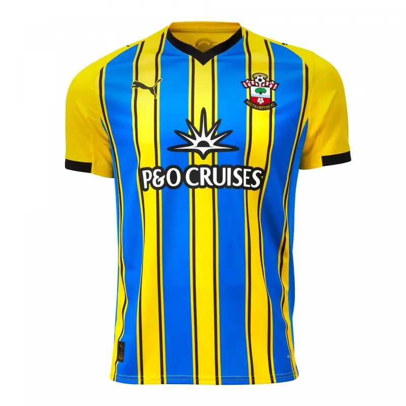 Camiseta Southampton 2025/2026 Away Amarillo/Azul