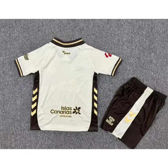 Camiseta Las Palmas 2025/2026 Third Beige Niño Kit con Parche La Liga