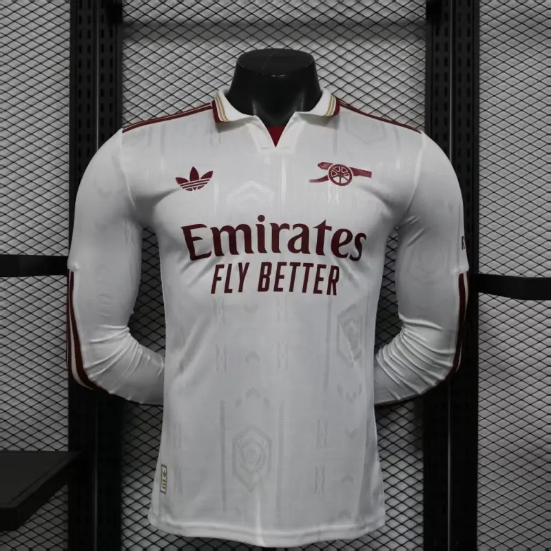 Camiseta Arsenal 2025/2026 Third ML Blanco (EDICIÓN JUGADOR)