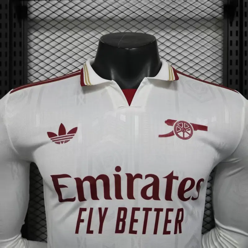 Camiseta Arsenal 2025/2026 Third ML Blanco (EDICIÓN JUGADOR)