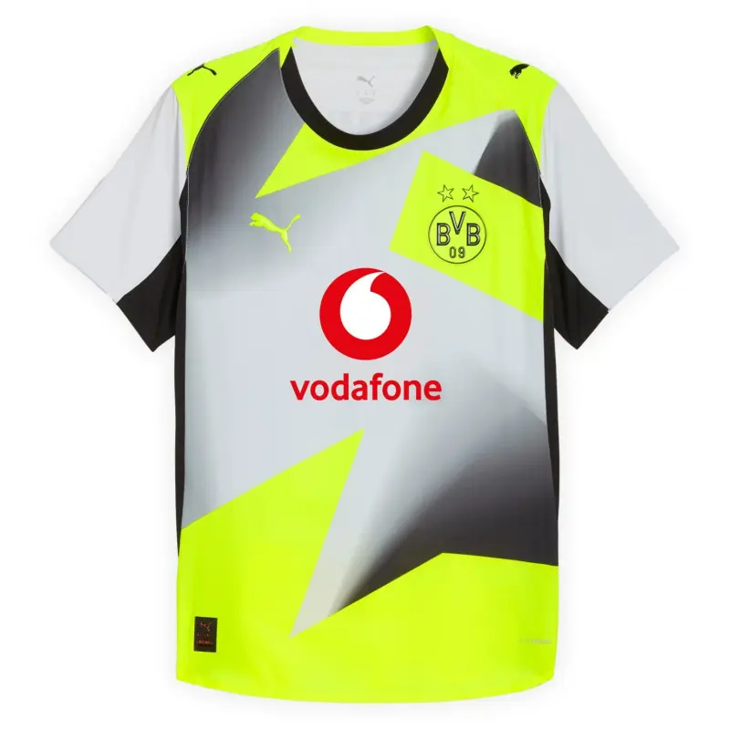 Camiseta Borussia Dortmund 2025/2026 Away Amarillo/Negro/Gris