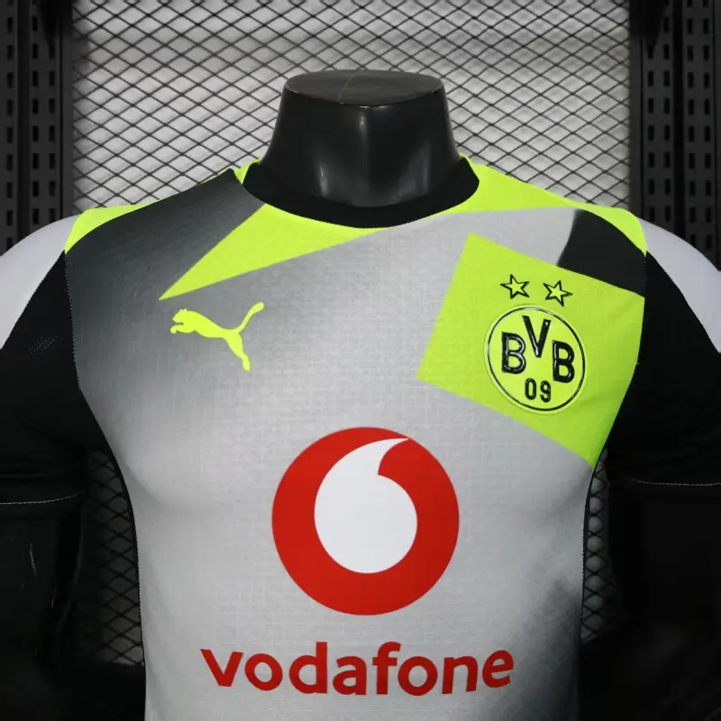 Camiseta Borussia Dortmund 2025/2026 Away Amarillo/Negro/Gris (EDICIÓN JUGADOR)