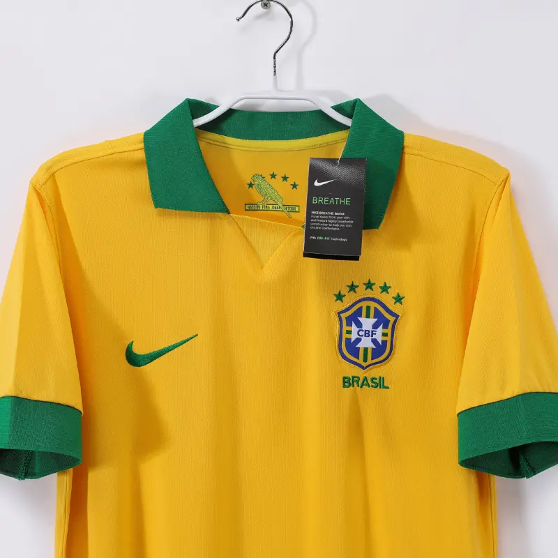 Camiseta Brasil 2013 Home Retro Amarillo