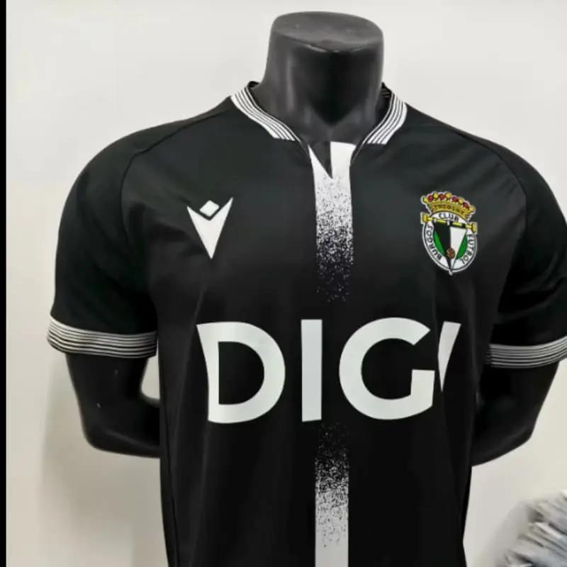 Camiseta Burgos CF 2025/2026 Away Negro/Blanco