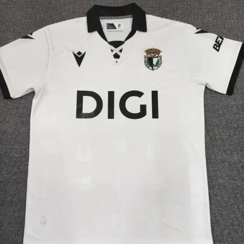 Camiseta Burgos CF 2025/2026 Home Blanco/Negro