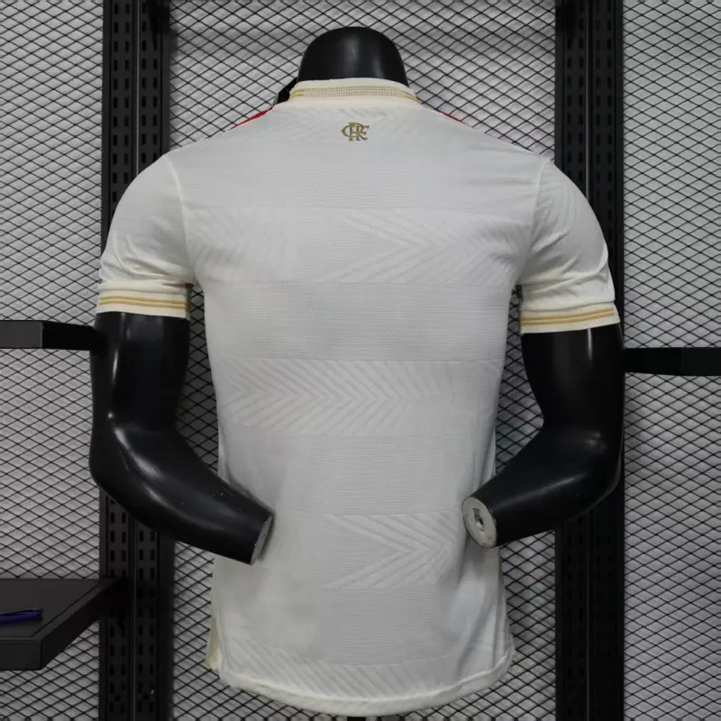 Camiseta Flamengo 2025/2026 Third Blanco Roto (EDICIÓN JUGADOR)