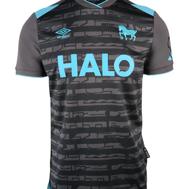 Camiseta Ipswich Town 2025/2026 Third Gris/Azul Claro