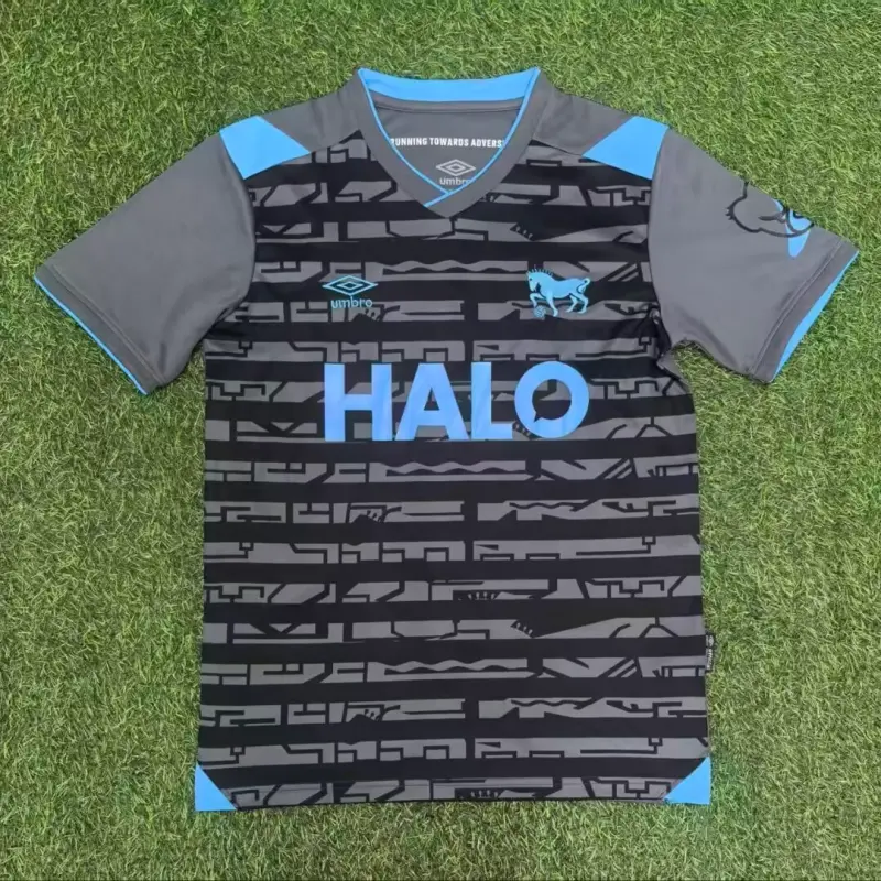 Camiseta Ipswich Town 2025/2026 Third Gris/Azul Claro