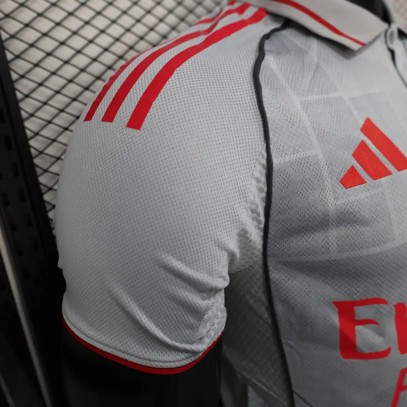 Camiseta Olympique De Lyon 2025/2026 Third Gris (EDICIÓN JUGADOR)