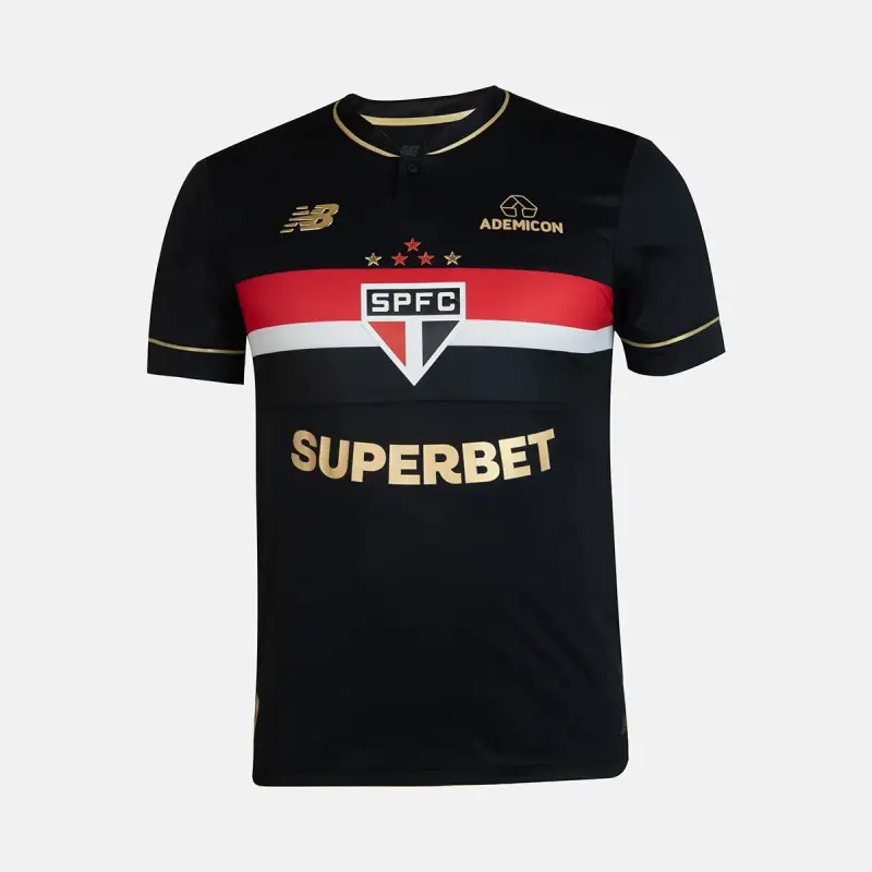 Camiseta São Paulo 2025/2026 Third Negro