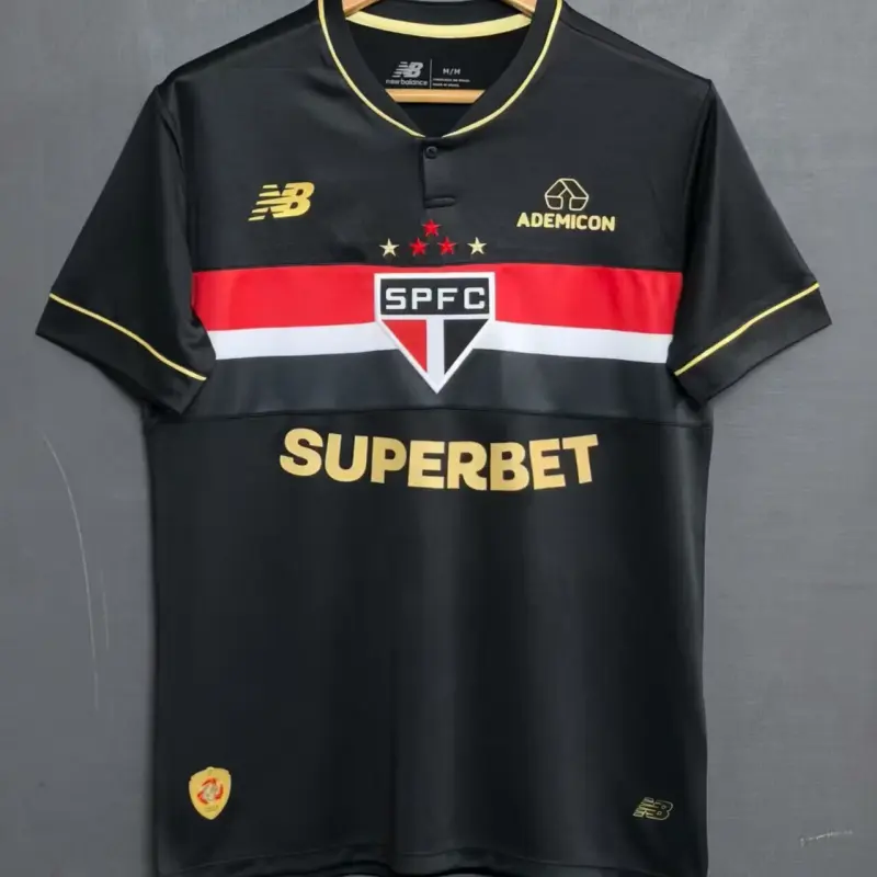 Camiseta São Paulo 2025/2026 Third Negro