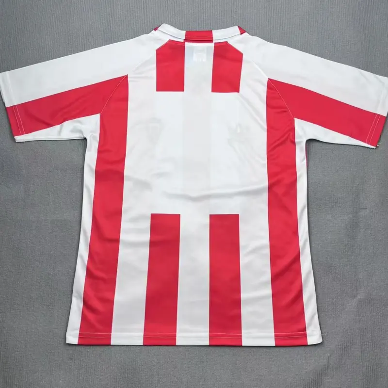 Camiseta Sporting de Gijón 1986/88 Home Retro Blanco/Rojo