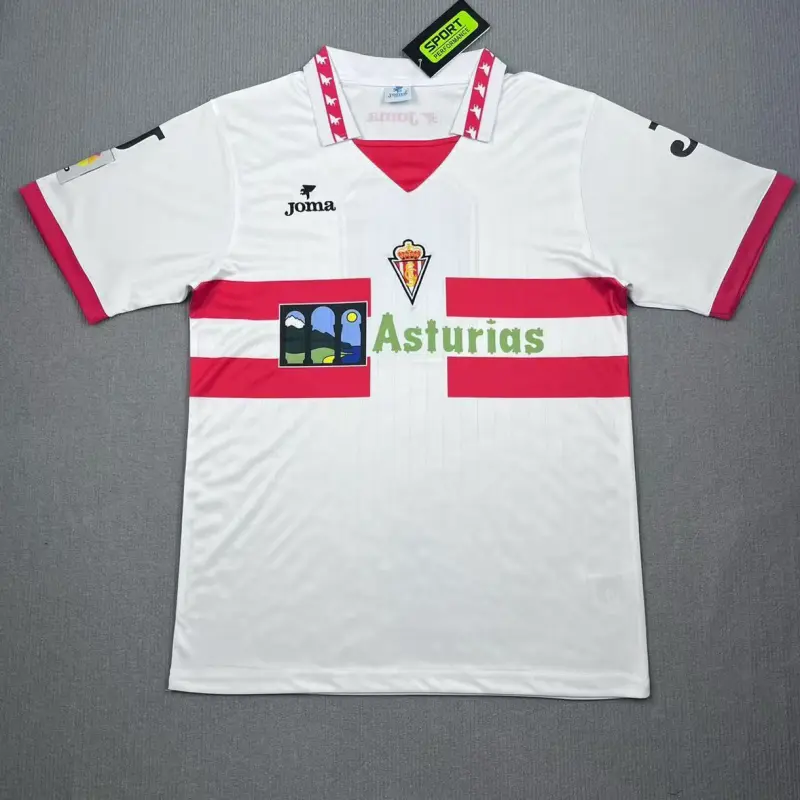 Camiseta Sporting de Gijón 1996/97 Away Retro Blanco
