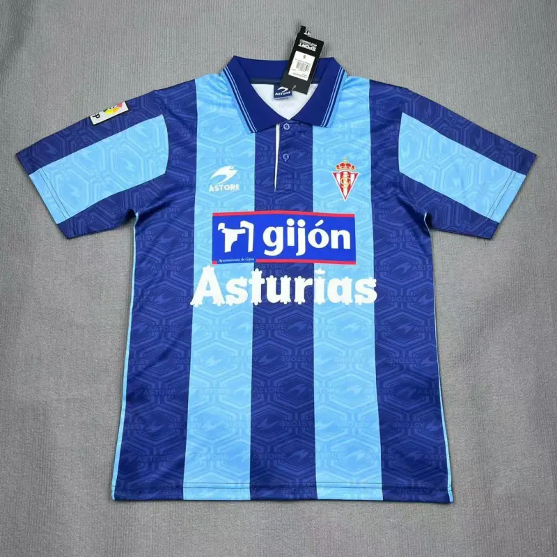 Camiseta Sporting de Gijón 2002/03 Third Retro Azul