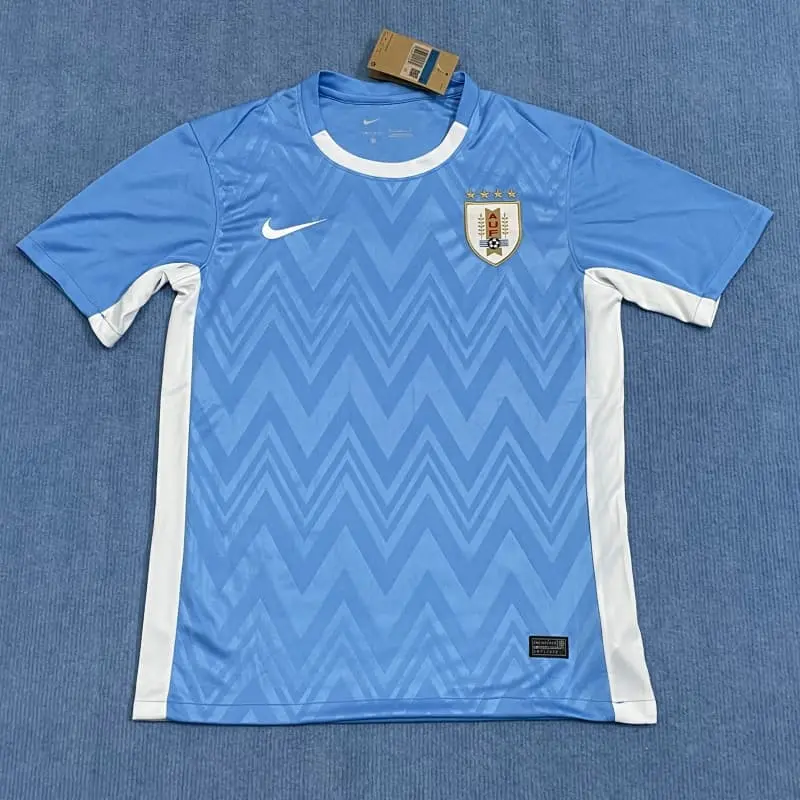 Camiseta Uruguay 2026 Home Azul/Blanco