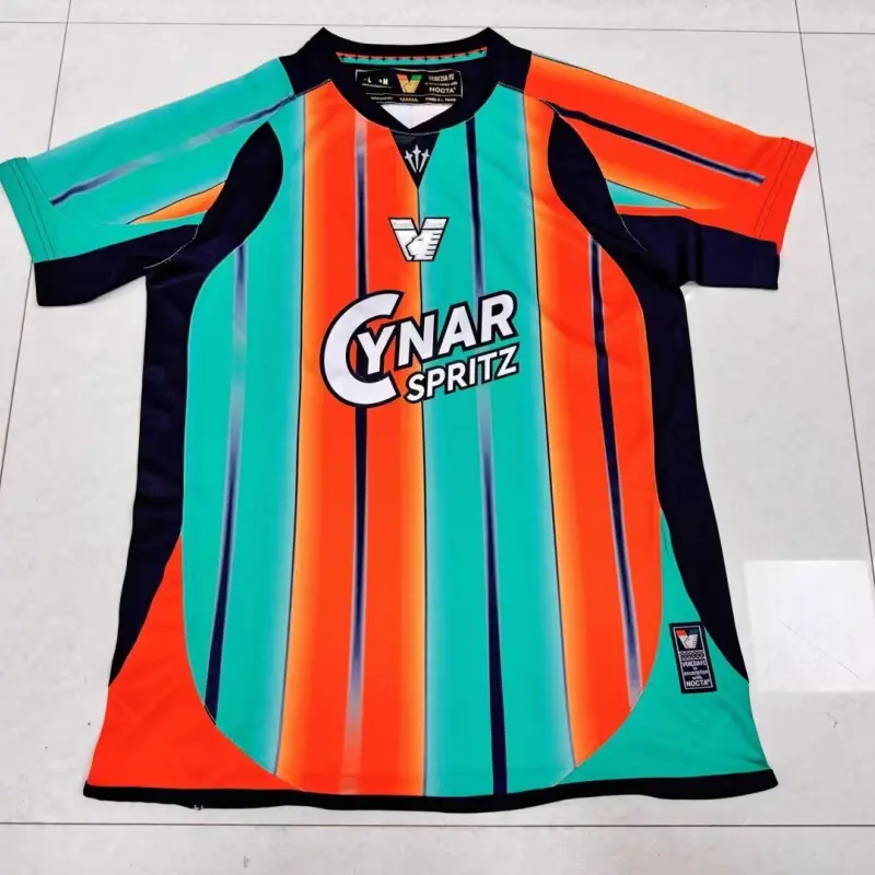 Camiseta Venezia FC 2025/2026 Third Naranja/Verde/Negro