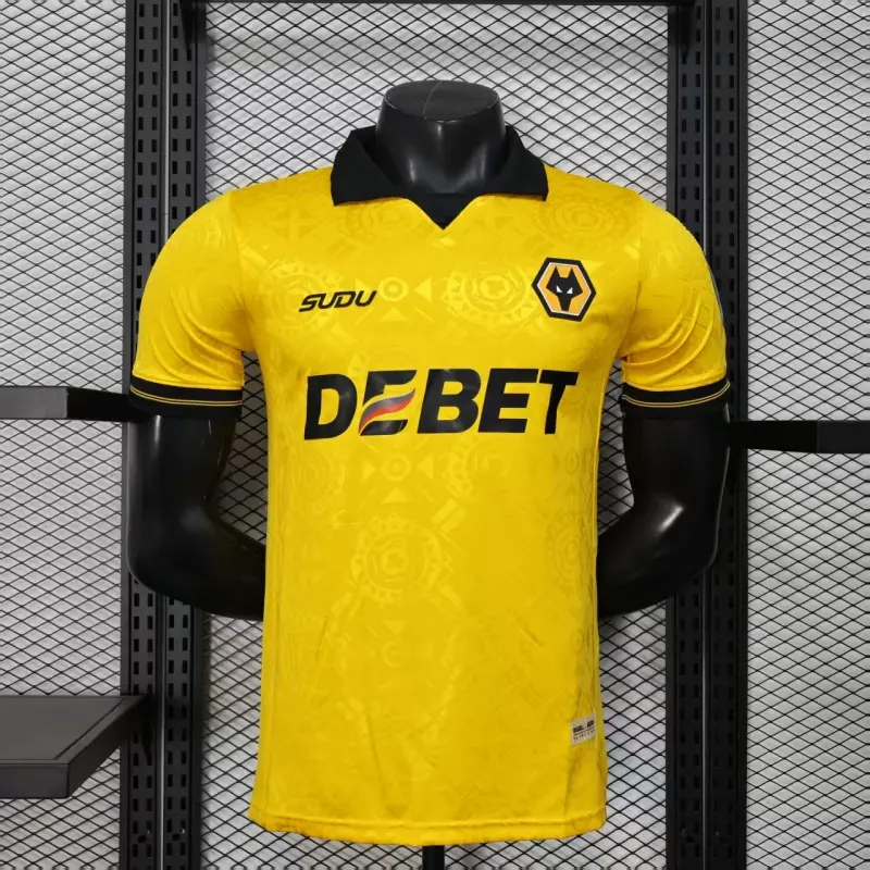 Camiseta Wolverhampton Wanderers 2025/2026 Home Amarillo (EDICIÓN JUGADOR) Camiseta Wolverhampton Wanderers 2025/2026 Home Amarillo (EDICIÓN JUGADOR)