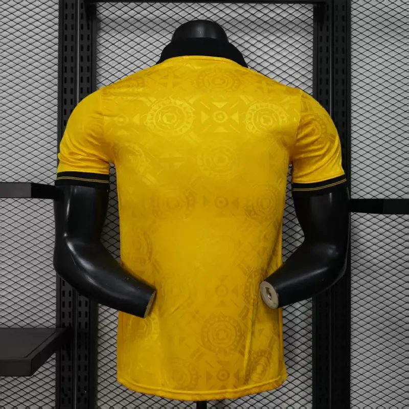 Camiseta Wolverhampton Wanderers 2025/2026 Home Amarillo (EDICIÓN JUGADOR)