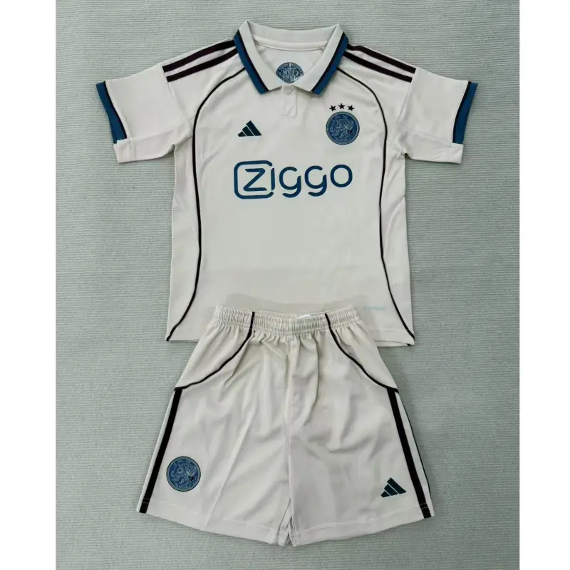 Camiseta Ajax 2025/2026 Third Blanco Roto Niño Kit
