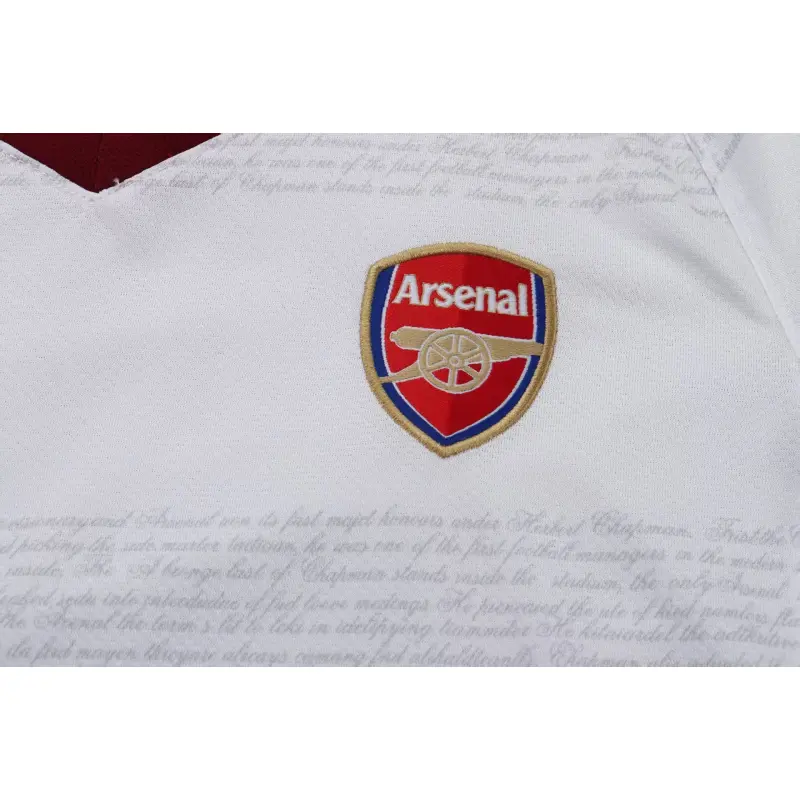 Camiseta Arsenal 2007/08 Away Retro Blanco Niño Kit