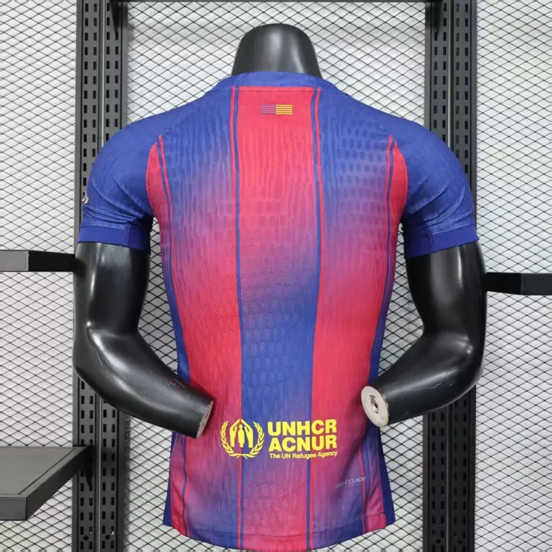 Camiseta Barcelona x Ed Sheeran 2025/2026 Home Azul/Rojo (EDICIÓN JUGADOR)