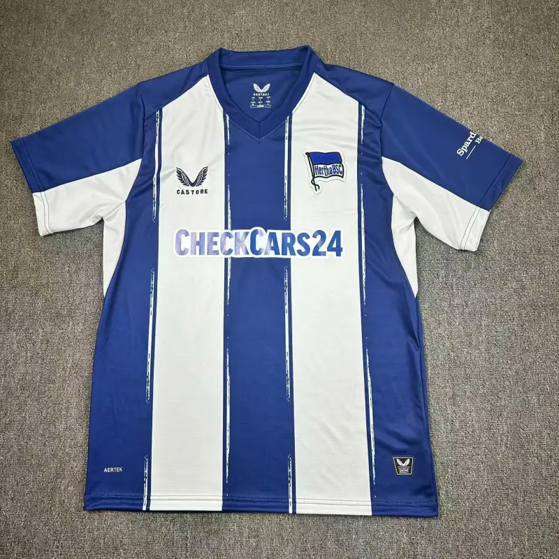 Camiseta Hertha Berlin 2025/2026 Home Azul/Blanco