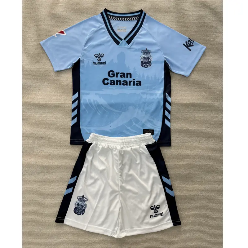 Camiseta Las Palmas 2025/2026 Away Azul con Parche La Liga