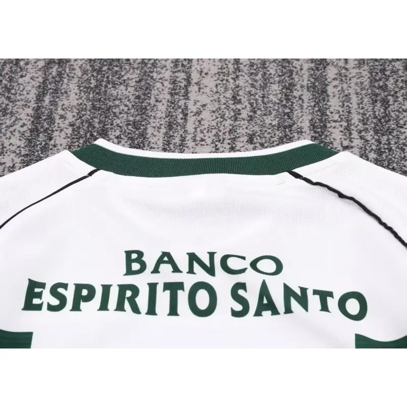 Camiseta Lisboa 2001/03 Home Retro ML Blanco/Verde Niño Kit