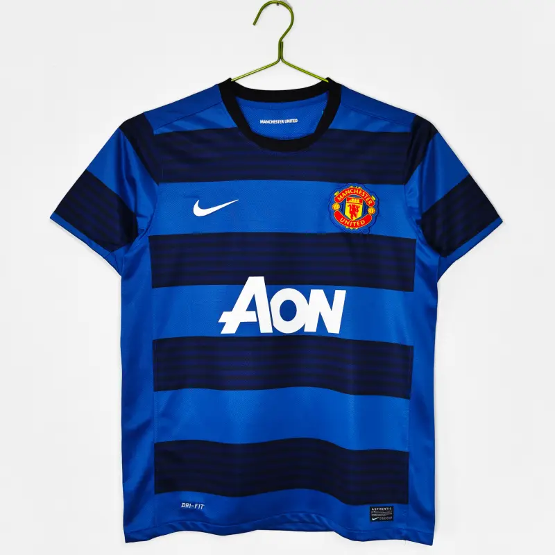 Camiseta Manchester United 2011/12 Away Retro Azul Camiseta Manchester United 2011/12 Away Retro Azul