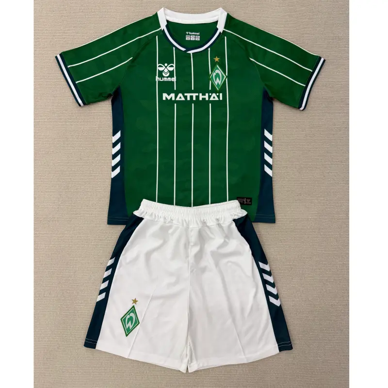 Camiseta Werder Bremen 2025/2026 Home Verde/Blanco