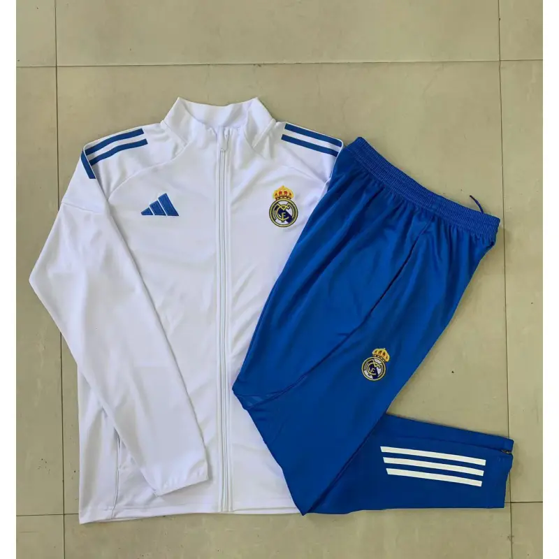 Chandal Real Madrid 2025/2026 Niño Blanco/Azul