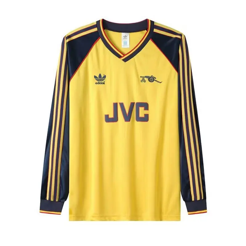 Camiseta Arsenal 1989/91 Away Retro ML Amarillo