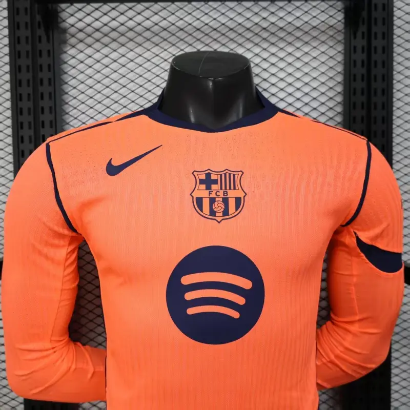 Camiseta Barcelona 2025/2026 Third ML Naranja (EDICIÓN JUGADOR)