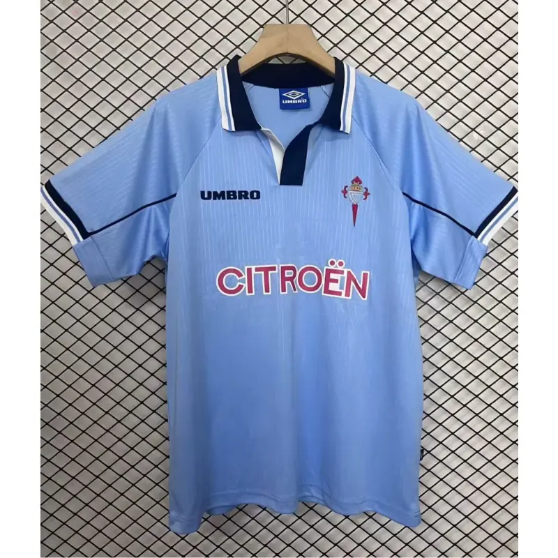 Camiseta Celta De Vigo 1997/98 Home Retro Azul
