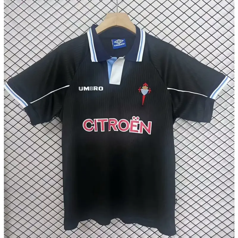 Camiseta Celta De Vigo 1997/98 Away Retro Negro