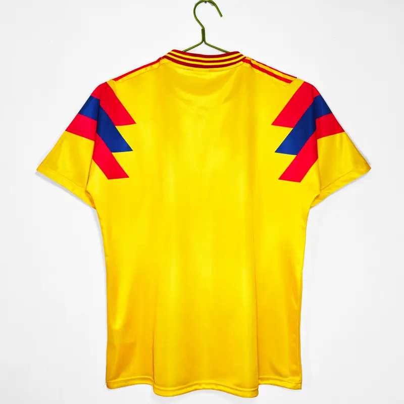 Camiseta Colombia 1990 Home Retro Amarillo
