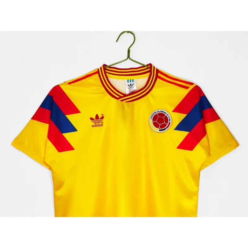 Camiseta Colombia 1990 Home Retro Amarillo