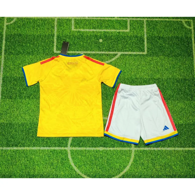 Camiseta Colombia 2026 Amarillo Niño Kit