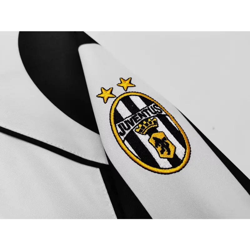 Camiseta Juventus 1997/98 Home Retro ML Blanco/Negro