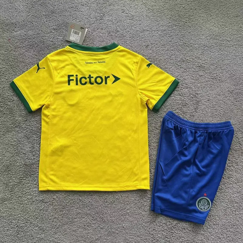 Camiseta Palmeiras 2025/2026 Third Amarillo Niño Kit