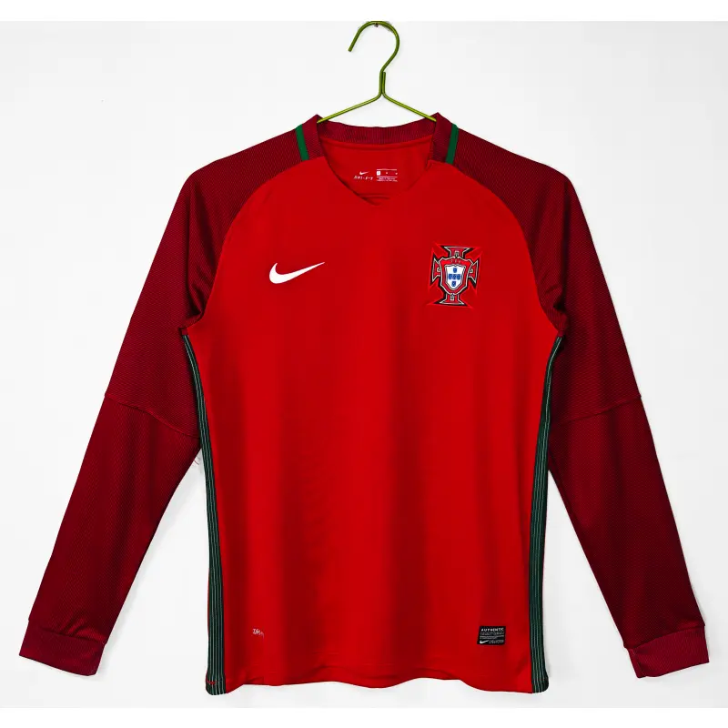 Camiseta Portugal 2016 Home Retro ML Rojo