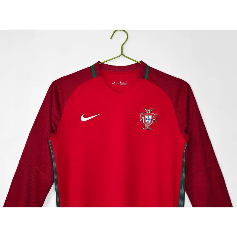 Camiseta Portugal 2016 Home Retro ML Rojo