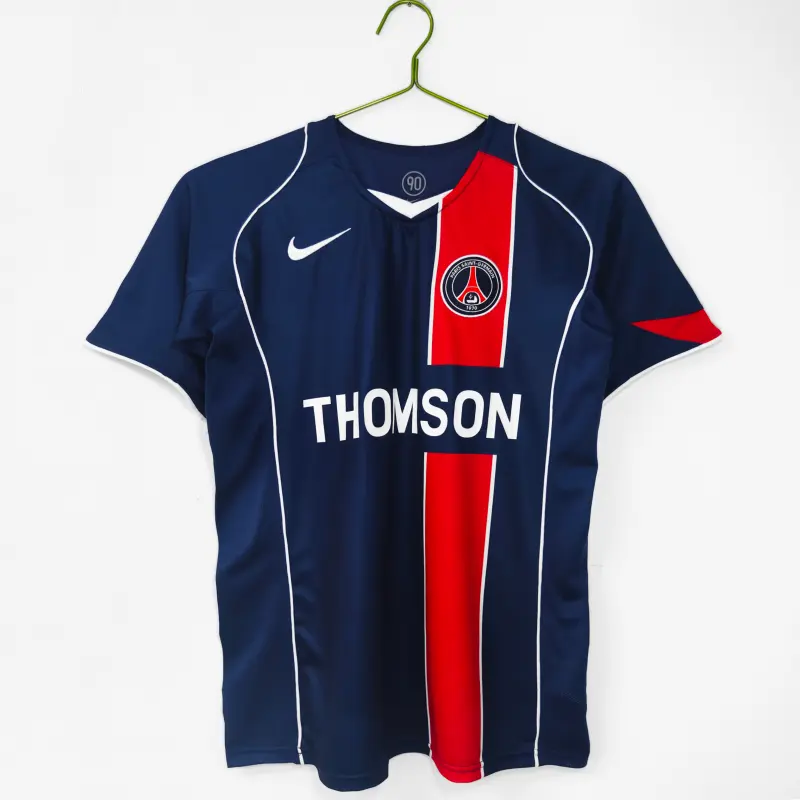 Camiseta PSG 2004/05 Home Retro Azul/Rojo