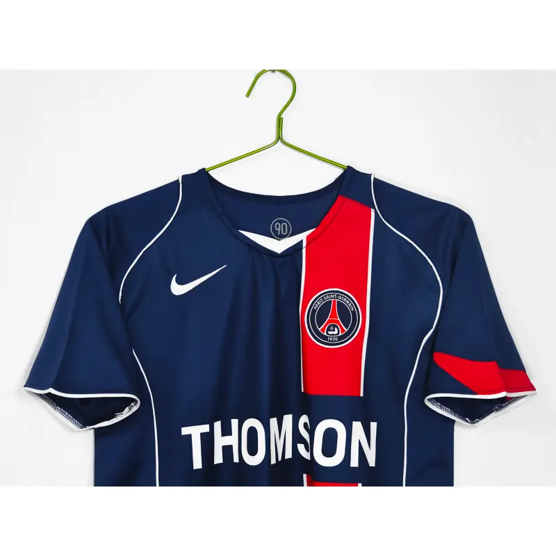 Camiseta PSG 2004/05 Home Retro Azul/Rojo