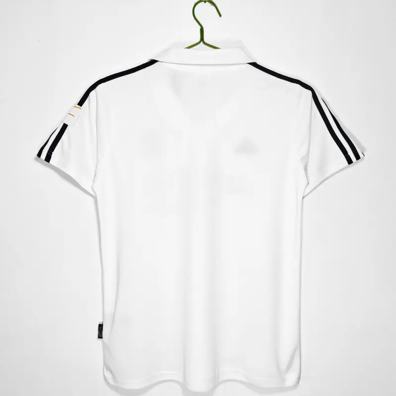 Camiseta Real Madrid 2002/03 Home Retro Blanco con Publicitario