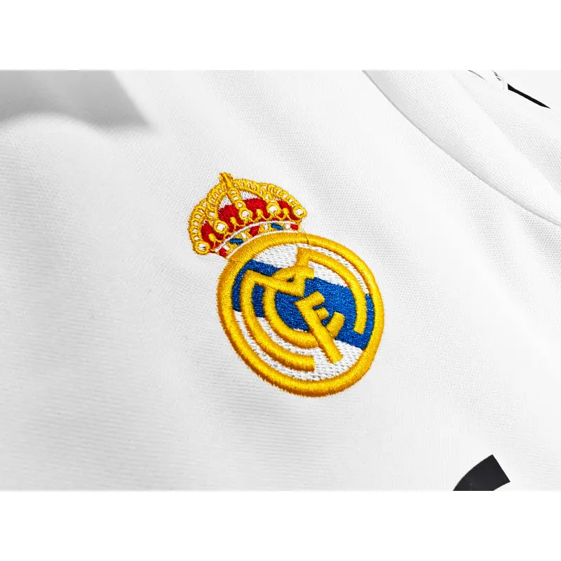 Camiseta Real Madrid 2002/03 Home Retro Blanco con Publicitario